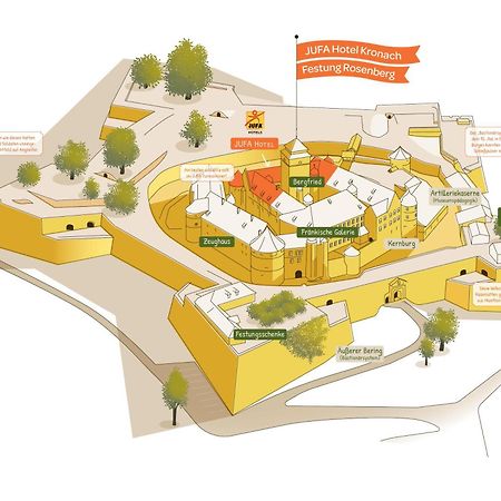 Jufa Hotel Kronach - Festung Rosenberg 외부 사진